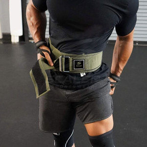 Comfortable Adjustable Heavy Duty Breathable Nylon Lever <b>Belt</b> with Protection for Weightlifting and Daily Workouts - Product Image 4