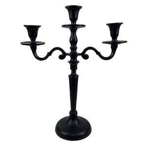 Candélabre décoratif élégant en métal, porte-bougie central pour mariages, table à manger, accent de décoration moderne et élégant pour la maison - Product Image 3