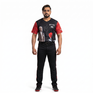 Maillot de baseball personnalisé en mesh respirant pour homme, modèle Dream 96 Tribute, anti-humidité, style streetwear hip-hop urbain - Product Image 1