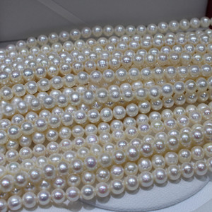 Venta Directa de Fábrica, Perlas Naturales de Agua Dulce de 4-5 mm, Casi Perfectas, con Luz Intensa, Perlas Sueltas para Collares - Product Image 4