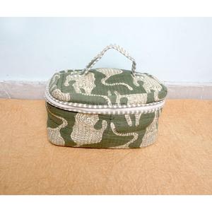 New Arrival Wholesale Handcrafted Tassel Printed 100% Cotton Zipper Closure Small Lightweight Multi-Function Eco-Friendly <b>Case</b> - Product Image 3