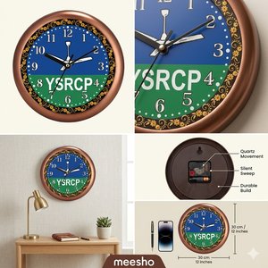 Reloj Moderno con Icono Político Personalizado - Producto Promocional de Oficina para el Día de la Madre y del Padre - Product Image 3