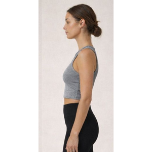 Débardeurs côtelés respirants pour femmes, longueur courte, sans manches, tissu doux et extensible, style facile, essentiel pour l'été, décontracté au quotidien - Product Image 3