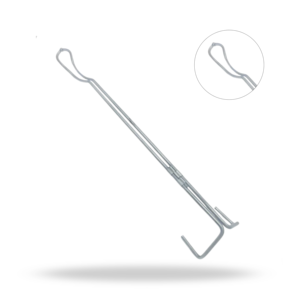 Pinzas obstétricas para cerdos de 21 pulgadas, instrumento veterinario obstétrico para asistencia en el parto porcino - Product Image 1