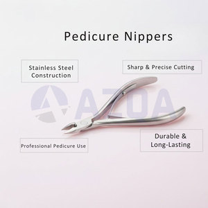 Pince à ongles professionnelle en acier inoxydable à double ressort, coupe-ongles de précision pour ongles épais, outil de soin des pieds - Product Image 4