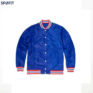 Chaqueta de Béisbol Deportiva para Hombre, Otoño, Acolchada, Poliéster Sólido 220g, Impermeable, Cálida, con Botones, Corte Holgado - Product Image 5