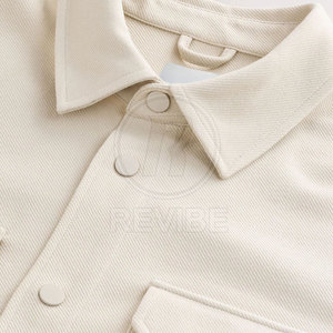 Top Selling Men Shackets Trench 100% Cotton Eco-Friendly Breathable Casual Wear New Arrival - Product Image 5