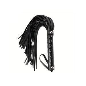 Strips And Handle Loop leather whip Leather whip with handle loop Leather whip for horse riding Whip with <b>red</b> and black strips - Product Image 3