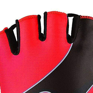 <b>Half</b> Finger Cycling Gloves PU Material Non <b>Slip</b> Gel Padded Racing Gloves For Men And Women Universal Use - Product Image 2