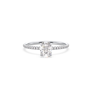 Bague REYES de luxe en or massif 14 carats avec diamants de laboratoire certifiés IGI, bijoux durables pour mariages, fiançailles, fêtes et cadeaux - Product Image 2