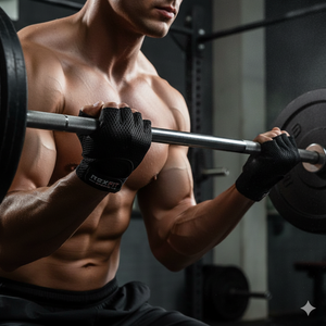 Guantes de gimnasio para entrenamiento pesado, guantes de gimnasio de medio dedo, guantes con soporte para muñeca, guantes transpirables para levantamiento de pesas de alta resistencia, unisex - Product Image 3