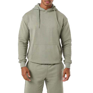 Custom Logo Plus Size Hooded Men's Jogging 100% CottonUnisex Autumn Winter <b>Workout</b> <b>Jacket</b> Printed Breathable Sweatpants Set - Product Image 2