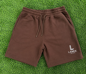 Custom Men's French Terry Brown <b>Fleece</b> <b>Shorts</b> Casual Athletic Pockets Elastic Waist Premium 100% Cotton Eco-Friendly OEM - Product Image 6