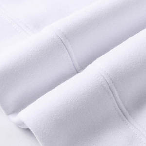 เสื้อฮู้ดผู้ชายสีขาว เสื้อสเวตเชิ้ตแบบสวม สตรีทแวร์ ผ้าฝ้าย ราคาถูก - Product Image 4