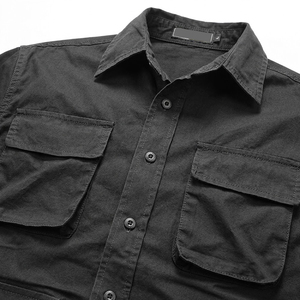 Customized Logo Moisture Wicking Tactical Button <b>Up</b> Shirts Wholesale Cheap Price Multi Pocket Design Made Tactical Shirt - Product Image 4