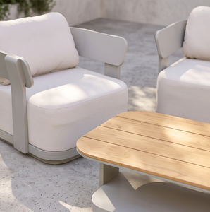 Modern Outdoor Yora <b>Sofa</b> <b>Set</b> with Waterproof Cushions Aluminum Frame Contemporary Design for Garden Patio Furniture - Product Image 2