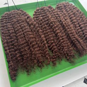 100% paquetes de cabello humano alineados con cutícula birmana cruda vietnamita sin procesar y cierre 100% cabello virgen se puede blanquear a 613 - Product Image 1