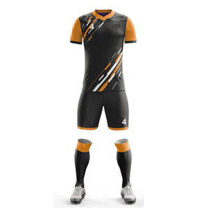 100% Polyester Lightweight Football Uniform Team Player Club Sportswear Knitted Soccer Uniform Sets Training Wear All Seasons - Product Image 2