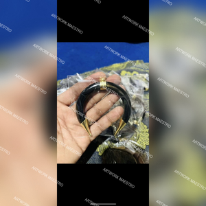 Premium Quality Genuine 100 % Authentic Buffalo Ox Horn Brass worked Pendant Locket Necklace Handmade Artisan <b>Accessory</b> Latest - Product Image 5