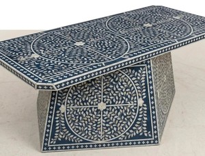 Table basse en nacre, décoration d'intérieur, design moderne, écologique, utilisation en intérieur, qualité supérieure, élégante, pour le salon - Product Image 1