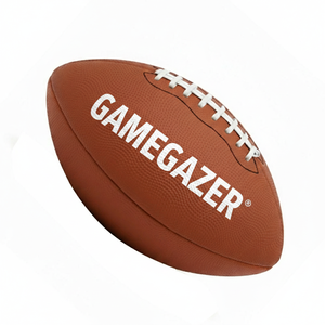 Ballons de football américain professionnels personnalisés pour l'entraînement et la pratique, taille sur mesure, chambre à air en butyl légère, équipement durable à adhérence optimale - Product Image 1