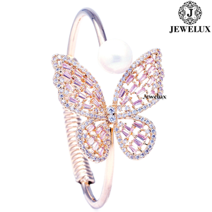 Whole Sale Supply Elegant Gold Plated Butterfly <b>Cuff</b> <b>Bracelet</b> Adjustable 925 Sterling <b>Silver</b> for Daily Wear Best Price - Product Image 3