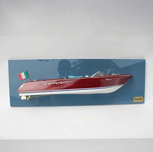 ริวา อควารามา ดีไซน์ครึ่งลำเรือ - งานฝีมือไม้เนื้อแข็งตกแต่งห้องนั่งเล่นสไตล์ทะเลสมัยใหม่ - Product Image 1