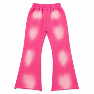 Pantalones de Algodón de Corte Bootcut para Mujer, Color Caramelo Deslavado, para Uso Diario, Tejido Suave, Moda Urbana, Producción Personalizada - Product Image 3