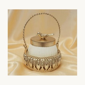 Metal Dry Fruits <b>Box</b> Set With Lid Stylish New Arrival Customized Decorative <b>Storage</b> Gift <b>Box</b> Set For Dates Nuts Chocolates - Product Image 2