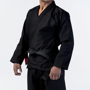 Traje de Artes Marciales para Hombre, Negro, Resistente, 100% Algodón, 240g, Kimono de BJJ, Personalizado, para Adultos - Product Image 4