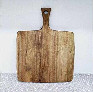 Rectangular Shape Real Acacia Meat Cutting Board Large Acacia Block Countertop Anti Slip Chopping Board Custom Logo Print - Product Image 5