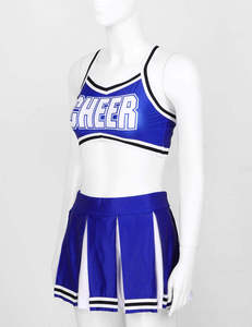 Uniformes de cheerleading pour équipes scolaires, logo personnalisé imprimé, tenues de cheerleading pour la danse - Product Image 2