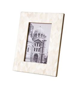 4x6 Photo Cadre Photo En Bois Os Photo Noir Et Blanc Cadre Photo 4x6 Boho Cadre Incrustation Table Photo - Product Image 1