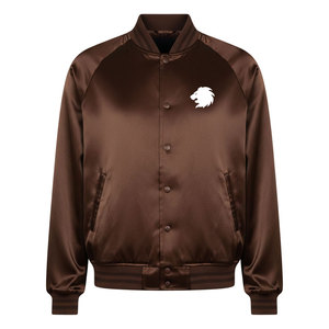 New Arrival <b>Men</b> Satin Varsity Winter <b>Jacket</b> Wholesale <b>Casual</b> Street <b>Men</b> Satin Varsity <b>Jacket</b> - Product Image 1