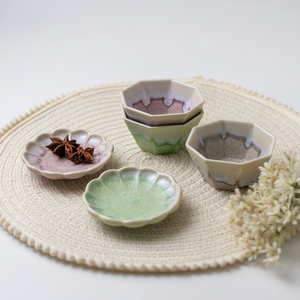 Melt 80 Octagonal <b>Small</b> <b>Bowl</b>-Mino Ware Ceramic Serving <b>Bowl</b> Made in Japan - Product Image 1