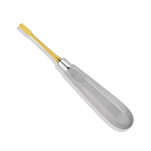 <b>Tooth</b> Extraction Dental Elevator Stainless Steel Luxating Elevator 3.0mm Wide Curved Autoclavable Orthodontic Hand <b>Tools</b> - Product Image 5