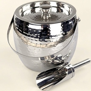 Vintage Style Pure Copper Beverage Tub Leakproof Metal Ice Bucket With Handles For Wedding Events And Home Decor In Low Price - Product Image 6
