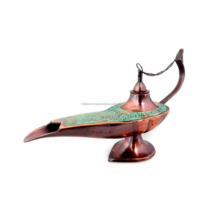 Lámpara Náutica de Latón, Decoración para el Hogar, Lámpara Antigua de Latón Estilo Aladino, Decoración de Mesa, Artesanía, Exhibición, Lámpara de Aladino, Artículo de Regalo - Product Image 1