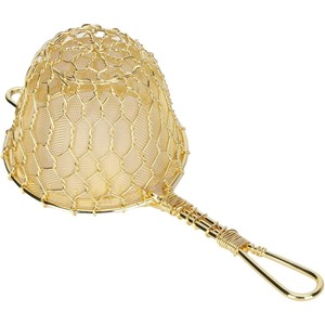 Elegante Infusor de Té y Café Dorado, Colador de Espresso Metálico para Cocina y Mesa, Accesorio para el Hogar - Product Image 1