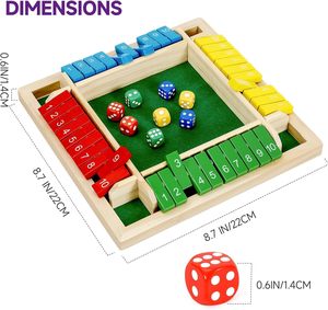 Wooden Board Game with Reusable Scorecard Educational Math Learning Toy for Kids Adults Fun Family Game Night Activity - Product Image 3