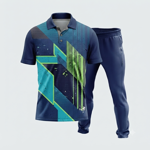 Uniforme de Cricket de Moda, Camiseta Personalizada para Equipo, Logotipo Impreso Personalizado, Secado Rápido, Transpirable, Ecológico, Sublimación, 100% Poliéster, al por Mayor - Product Image 5