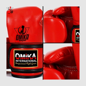 Custom Logo Metallic Gold Green Boxing <b>Gloves</b> Lightweight Professional PU/<b>PVC</b>/Leather Breathable Adjustable Wrist Strap <b>Gloves</b> - Product Image 3