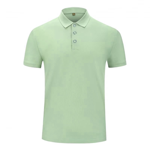 <b>Men's</b> <b>Black</b> Short Sleeve Cotton <b>Polo</b> Shirt Regular Fit Solid Color Casual Knitted Pique Breathable Design - Product Image 3