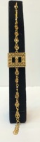 Parures de bijoux pour femmes en laiton plaqué or 24 carats de Dubaï avec collier, boucles d'oreilles et bague pour mariage, fiançailles, bijoux classiques et élégants