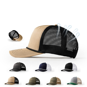 Casquette Trucker Hip Hop Personnalisée en Gros 100% Coton Maille Respirante Tendance Voyage Extérieur Patch Snapback - Product Image 5