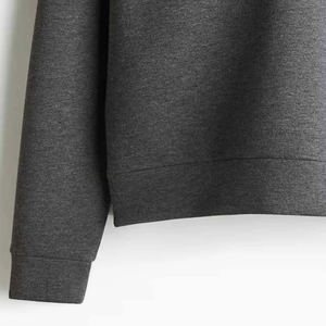 Sudadera con Capucha Oversize Unisex de Algodón Gris French Terry, Estilo Casual para Otoño, de Secado Rápido, con Estampado Puff y Lavado Ácido - Product Image 5