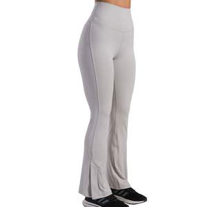 Pantalones de Yoga Acampanados de Cintura Alta para Mujer al por Mayor Personalizados, Leggings de Gimnasio y Fitness, Pantalones de Entrenamiento Elásticos de Corte Bootcut para Deporte Activo - Product Image 3