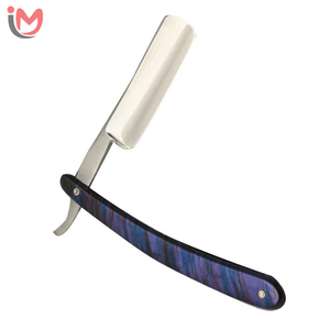 มีดโกนหนวดแบบด้ามไม้ขนาดใหญ่ ใบมีดสแตนเลส สำหรับช่างตัดผม - Product Image 2