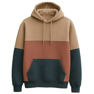 Sudadera con Capucha de Alta Calidad para Invierno, de Algodón Teñido Liso, Gruesa, Tallas Grandes, Estilo Urbano, Hombros Caídos, Personalizada, Oversize - Product Image 2