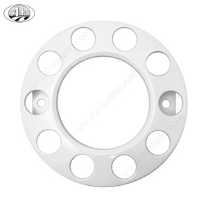 Couverture de roue universelle en acier 225 de couleur blanche pour une protection élégante des roues - Product Image 4